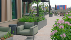 Outside Patio Deck in Gowanus, Brooklyn