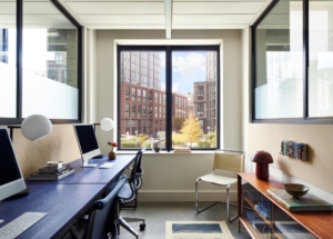 Private office at The Shop BK, a coworking and office space in Brooklyn, New York Dedicated Desks Brooklyn