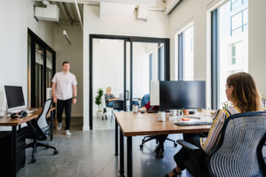 large private office with interior suite in the shop slc