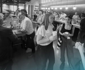 photo of people socializing