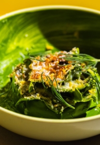 Cafè Mars Artichoke Raviolo Photographed by Patrick Dolande in Gowanus, Brooklyn