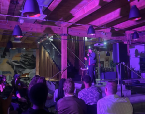 don't tell comedy at The Shop
