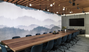 Space for a small team to hold a workshop in meeting space at The Shop SLC